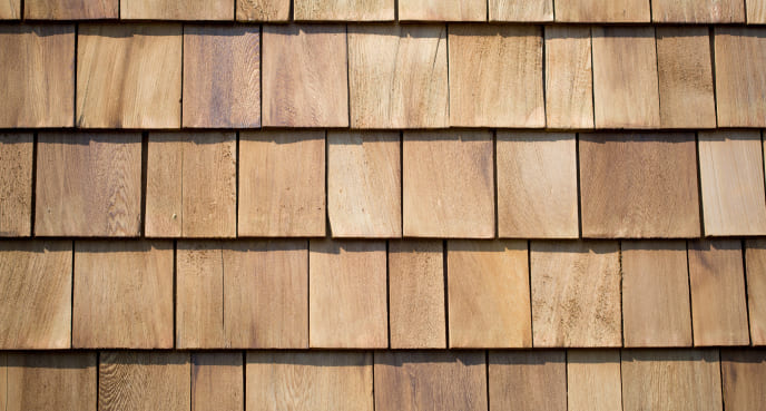 Wood roof